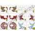 Временная тату на лицо eye shadow stickers